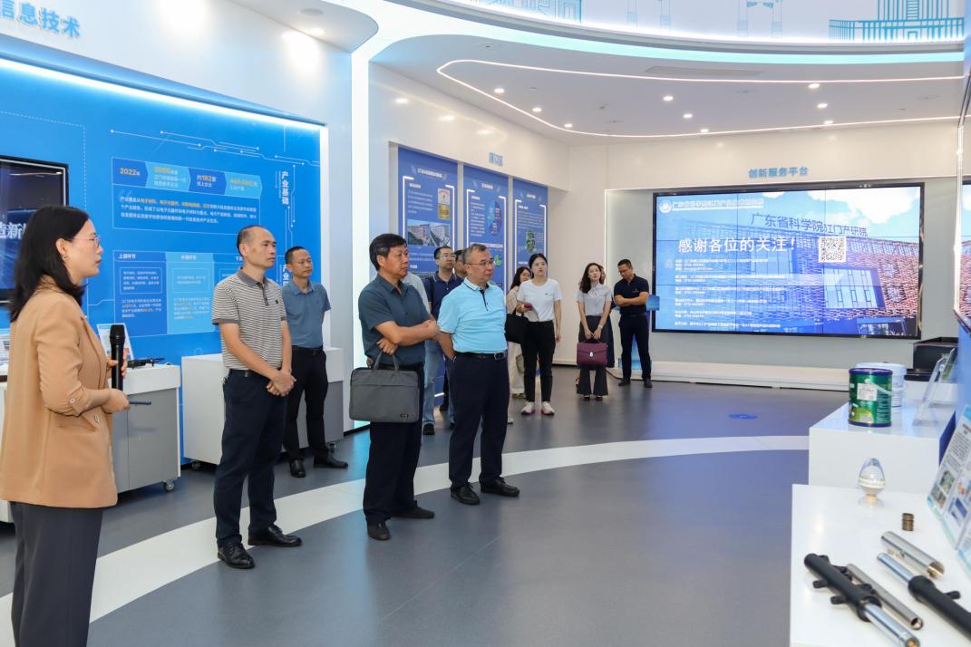 市“科技成果转化”四大办公室联合督查调研组到蓬江调研.doc_1